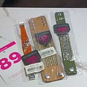 Paparazzi Orange and Green Women's Watch Set